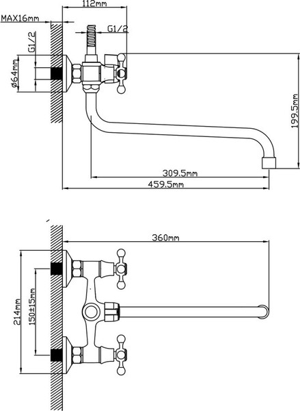 Смеситель AV Engineering AVROL7-D21