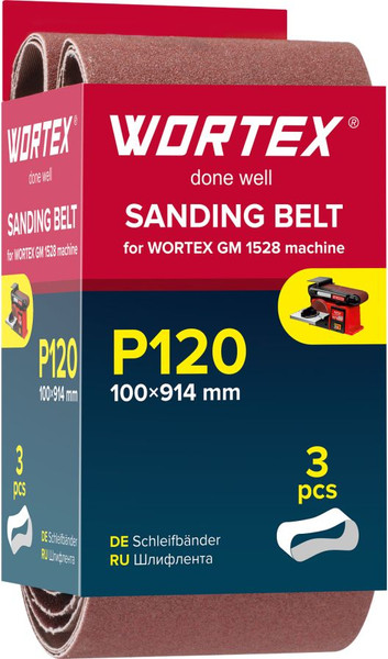 Набор шлифлент Wortex GM 1528 / 1325976 - фото