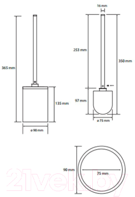 Ершик для унитаза Bemeta 104913094