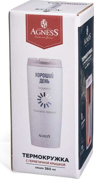 Термокружка Agness Хороший день 709-118