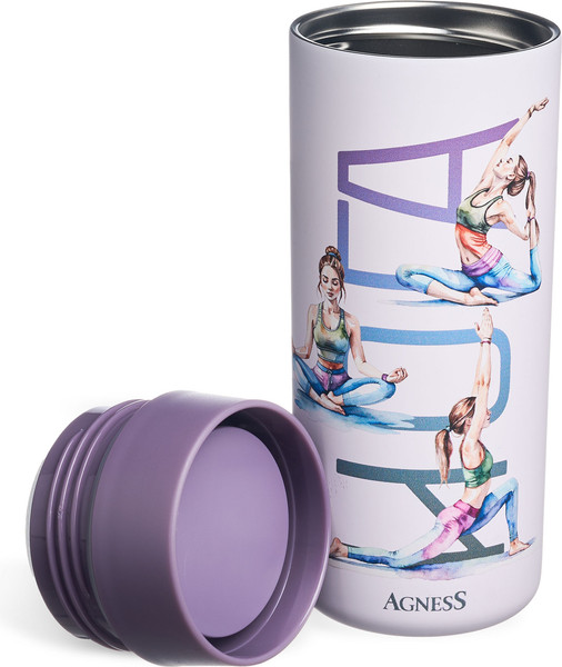 Термокружка Agness Yoga 798-114