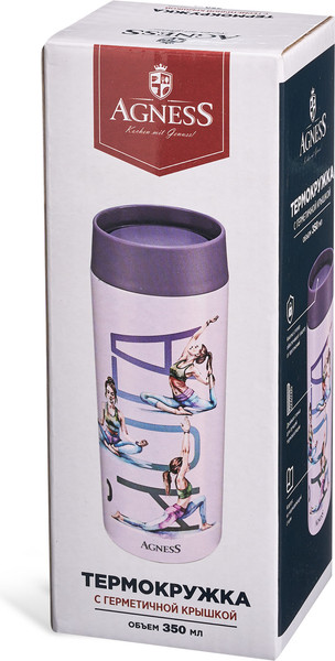 Термокружка Agness Yoga 798-114