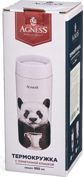Термокружка Agness Panda 798-115