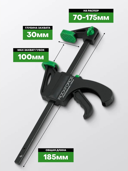 Набор струбцин RockForce RF-38405