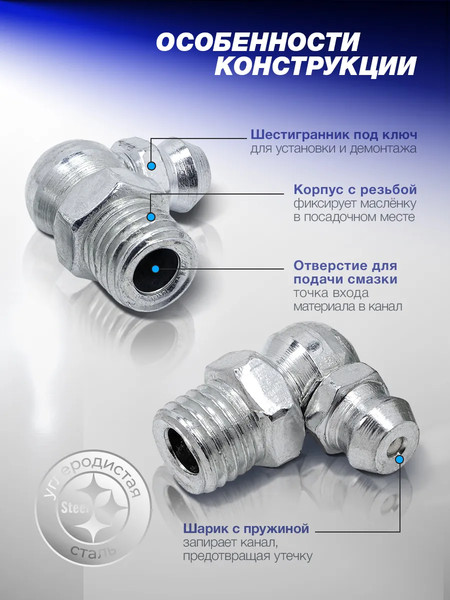 Пресс-масленки Forsage F-GN-01-90-10MM