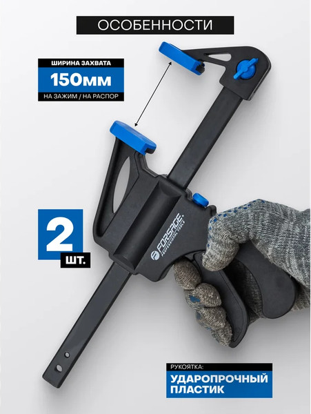 Набор струбцин Forsage F-38405