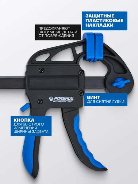 Набор струбцин Forsage F-38406