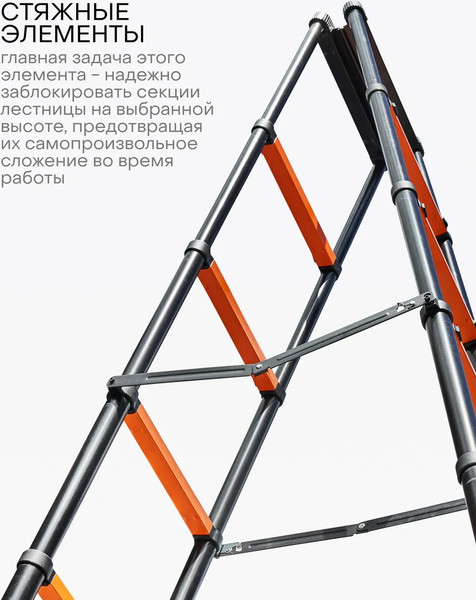 Телескопическая лестница ISMA ISMA-UP320-2