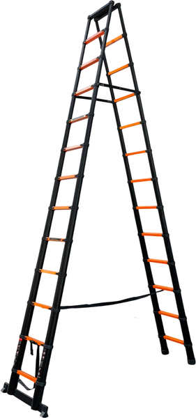 Телескопическая лестница ISMA ISMA-UP380-2 - фото