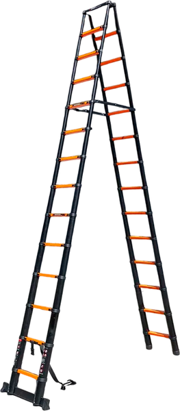 Телескопическая лестница ISMA ISMA-UP410-2 - фото