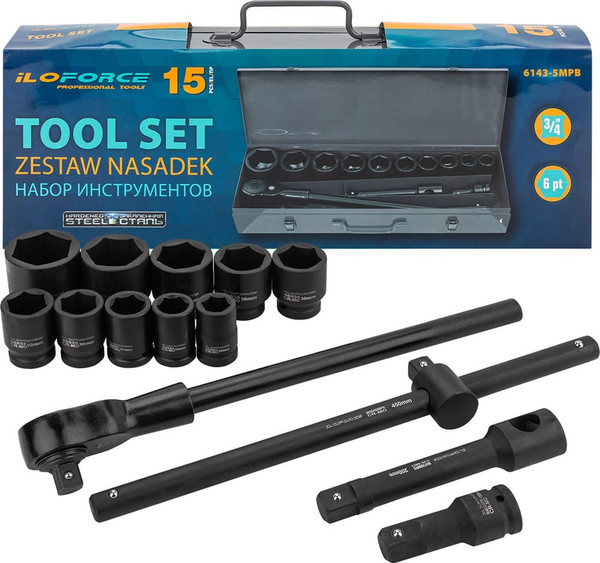 Универсальный набор инструментов ILOforce IF-6143-5MPB