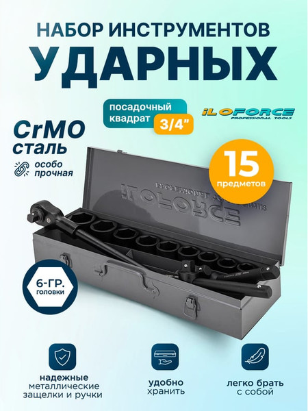 Универсальный набор инструментов ILOforce IF-6143-5MPB
