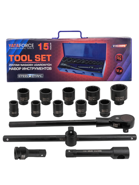 Универсальный набор инструментов Yataforce YF-6143-9MPB