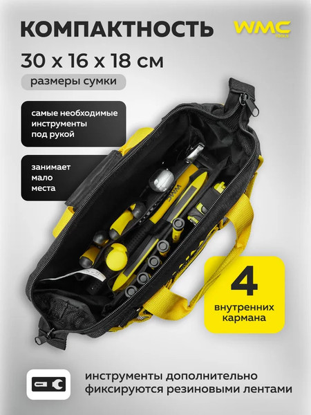 Универсальный набор инструментов WMC Tools WMC-2023P