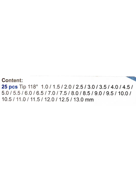 Набор сверл Scheppach Sch-924U25