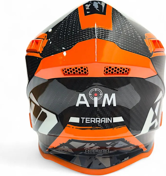 Мотошлем AiM RH855 Carbon Terrain RH855T-DBO-S