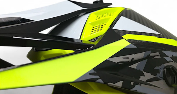 Мотошлем AiM RH855 Carbon Terrain RH855T-DBY-XL