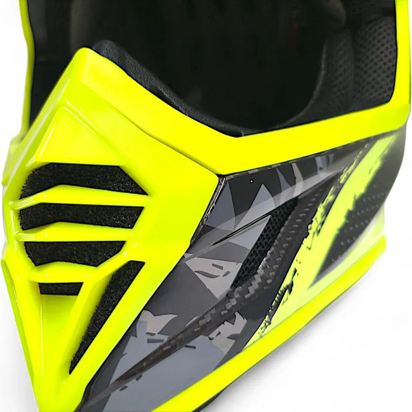 Мотошлем AiM RH855 Carbon Terrain RH855T-DBY-XS