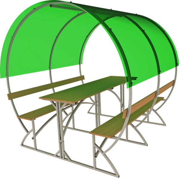 Беседка ИМпласт Радуга 25х25 / 15390 - фото