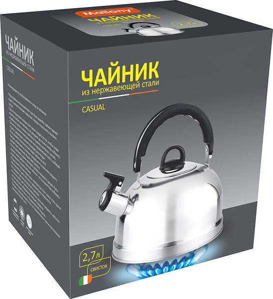 Чайник со свистком Mallony Casual 04260