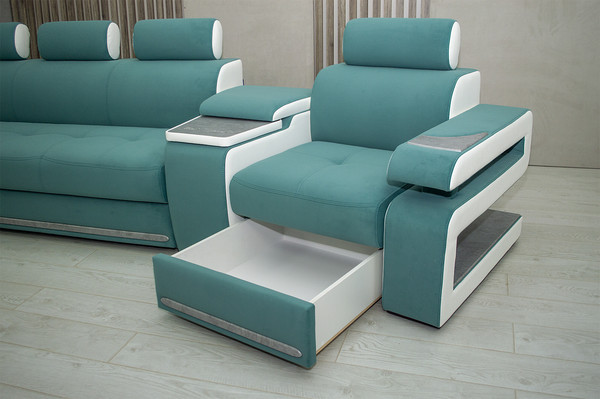 Диван Петрамебель Марсель люкс модульный правый