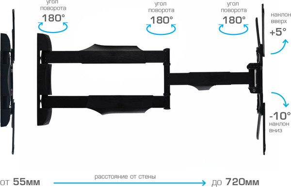 Кронштейн для телевизора Tuarex Alta-402