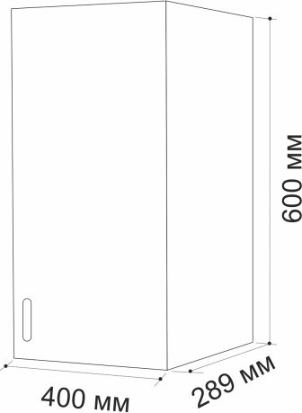 Шкаф навесной для кухни No Brand 40 / 523275