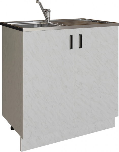 Шкаф под мойку No Brand 80 ЛДСП / 310604 - фото