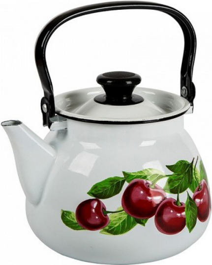 Чайник КМЗ Вишневый сад 42104-132/6-У4БлВШ  - фото