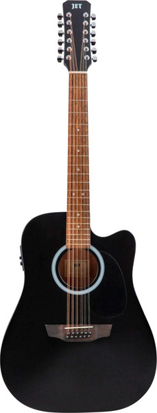Акустическая гитара JET JD-255/12 BKS - фото