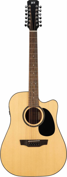 Электроакустическая гитара JET JDEC-255/12 OP - фото