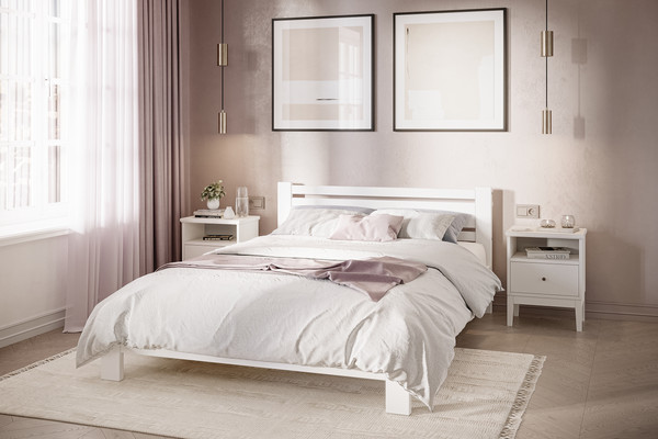 Полуторная кровать Bravo Мебель Милс 120х200