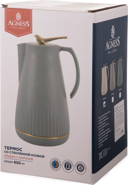 Термос-кувшин Agness 734-202