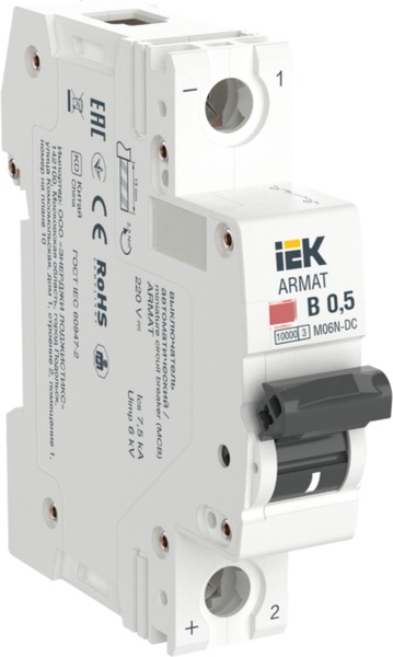 Выключатель автоматический IEK AR-M06N-1-B0D5DC - фото