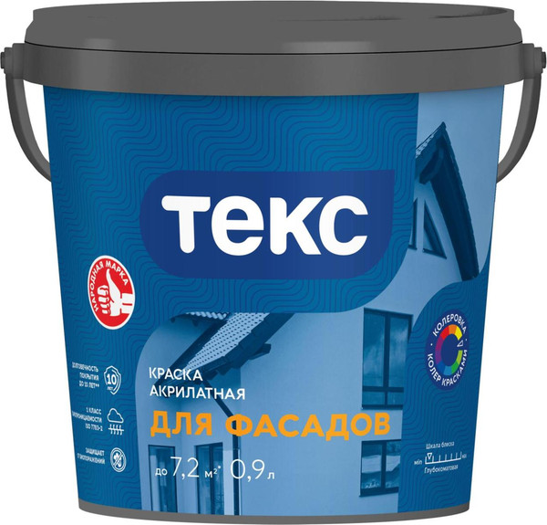 Краска Текс Акрилатная Для фасадов A - фото