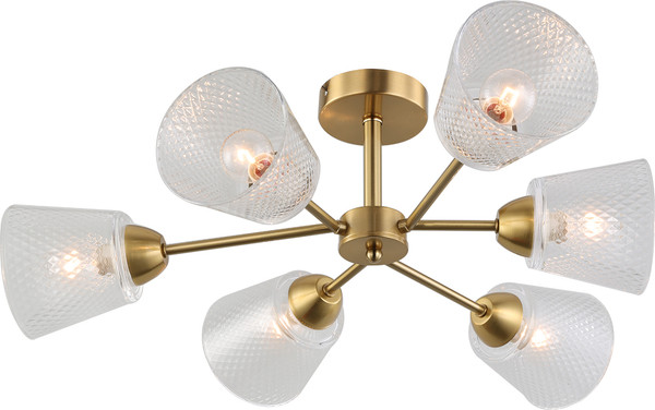 Люстра ESCADA 1104/6P Brass - фото