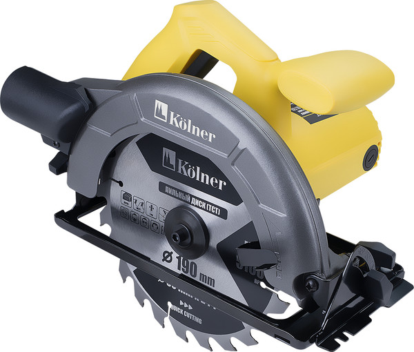 Дисковая пила Kolner KCS 190/1400 - фото