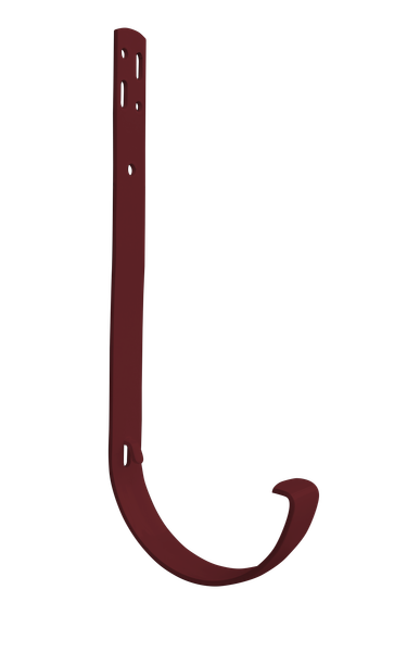 Кронштейн желоба Grand Line Классика Полоса ПВХ 120 металлический RAL 3005 - фото