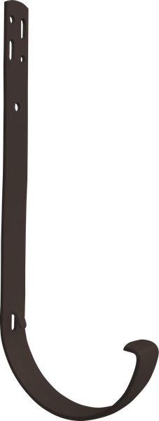 Кронштейн желоба Grand Line Классика Полоса ПВХ 120 металлический RR 32 - фото