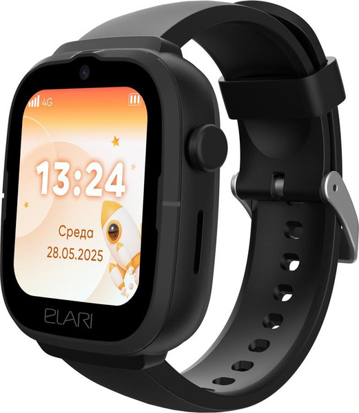 Умные часы детские Elari Go 4G / KP-4G-Go-BLK - фото
