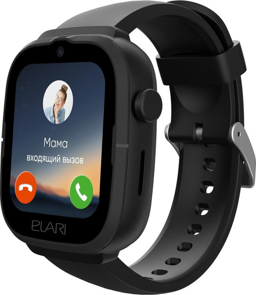Умные часы детские Elari Go 4G / KP-4G-Go-BLK