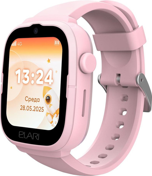 Умные часы детские Elari Go 4G / KP-4G-Go-PNK - фото