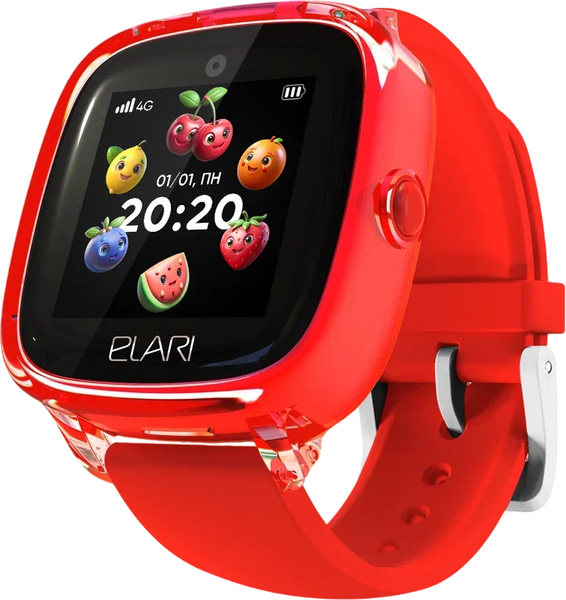 Умные часы детские Elari KidPhone 4G Fresh / KP-4G-F-R - фото