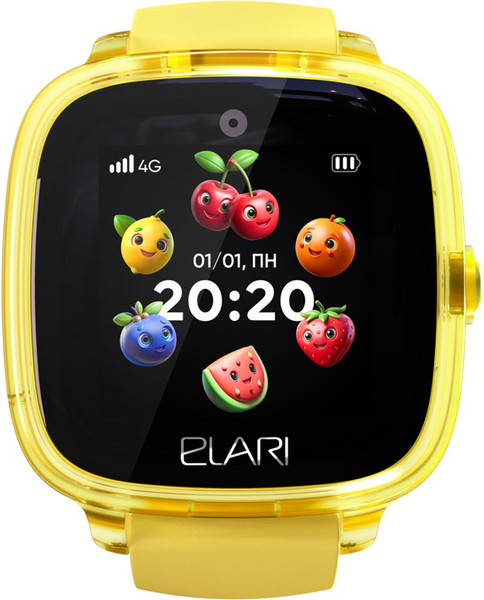 Умные часы детские Elari KidPhone 4G Fresh / KP-4G-F-Y