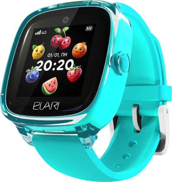 Умные часы детские Elari KidPhone 4G Fresh / KP-4G-F-GR - фото