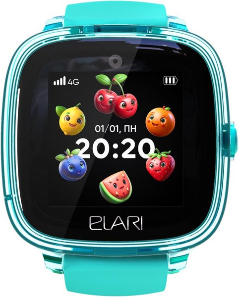 Умные часы детские Elari KidPhone 4G Fresh / KP-4G-F-GR