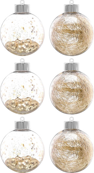 Набор шаров новогодних Elan Gallery Шампань / 970141 - фото