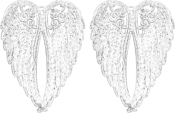 Набор елочных игрушек Elan Gallery Крылья / 970172 - фото