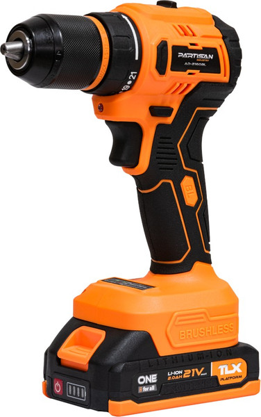 Аккумуляторная дрель-шуруповерт Partisan AD-2160BL / AD-2160BLPSN