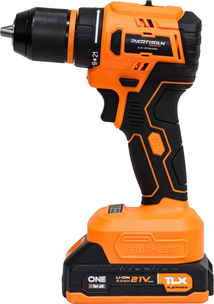 Аккумуляторная дрель-шуруповерт Partisan AD-2160BL / AD-2160BLPSN